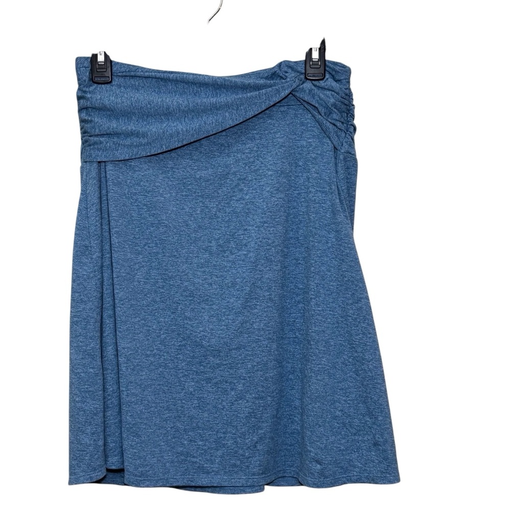 Patagonia Seabrook Skirt in Heather Blue. Flat seams wide waistband. Women’s S